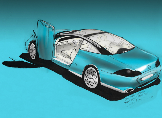 Luis Castilla Ellera Design Mercedes F200 Imagination